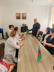 Şəhər Mərkəzi Xəstəxanasında “Antikorrupsiya davranış modelinin formalaşdırılması” mövzusunda tədbir keçirilib