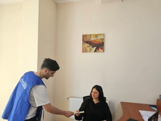Narkomanliga və narkotik vasitələrin  qanunsuz dövriyyəsinə qarşı mübarizəyə dair maarifləndirici bukletlər paylanılıb,