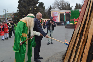 Mart ayının 19-da Mingəçevirdə Novruz Bayramı münasibətilə ümumşəhər tədbiri keçirilib.