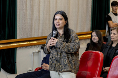 WUF13 Festivalı Mingəçevirdə: Mingəçevir Dövlət Universitetində məlumatlandırma sessiyası