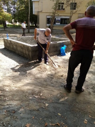 zərbaycan Respublikasının Milli Qəhrəmanı Şəhid Natiq Qasımovun adına yaradılacaq parkda abadlıq -quruculuq işlərinə başlanmışdır.