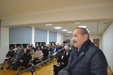 Dekabrın 11-də Mingəçevir şəhər İcra Hakimiyyətinin başçısı İlham İsmayılovun vətəndaşlarla növbəti səyyar görüşü keçirilib.