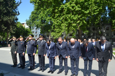 Mingəçevirlilər Ümummilli Lider Heydər Əliyevin anadan olmasının 103-cü ildönümü münasibəti ilə Ulu Öndəri ehtiramla yad etdilər