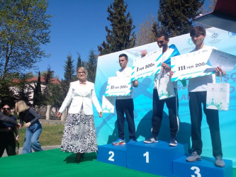 Mingəçevirdə “Sağlamlığa doğru qaç” devizi altında tədbir keçirilib.