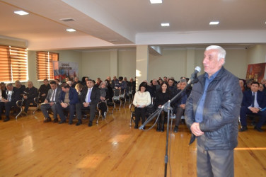 Mingəçevir şəhər İcra Hakimiyyətinin başçısı İlham İsmayılovun vətəndaşlarla növbəti səyyar görüşü mart ayının 12-də keçirilib.