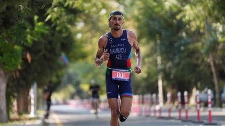 Mingəçevir şəhərində triatlon üzrə Azərbaycan çempionatı keçirilib