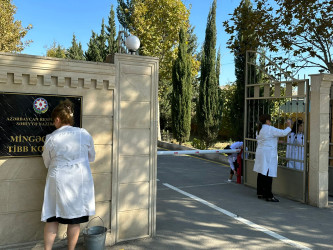 Mingəçevir şəhərinin yaranmasının 75 illiyi münasibətilə Tibb Kolleci iməclik keçirdi