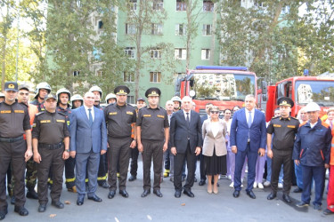 Mingəçevir şəhərində mülki müdafiə məşqi keçirilib