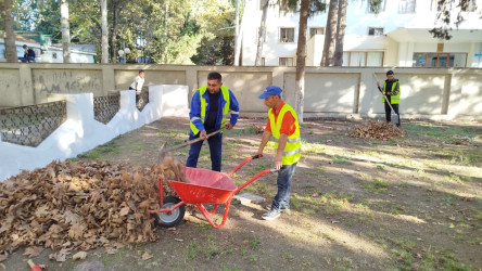 Mingəçevir şəhərində "Anım Günü" ilə bağlı təmizlik işləri aparılmışdır.